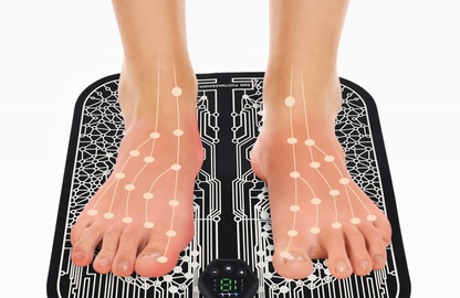 Masajeador de Pies Eléctrico EMS - Alivio Total con Estimulación Eléctrica Muscular