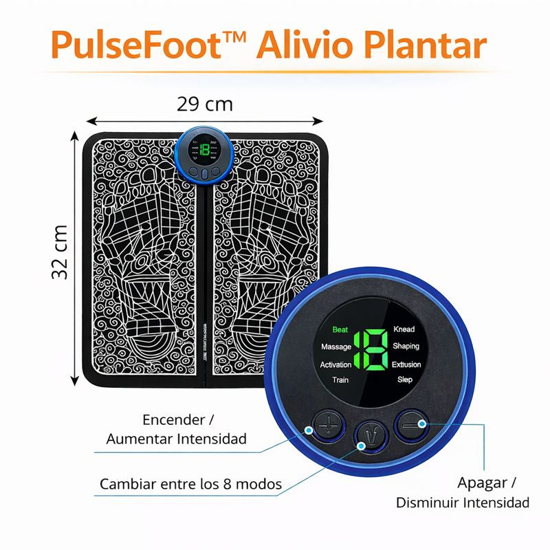 PulseFoot™ 15 minutos al día para olvidar el dolor de pies y piernas