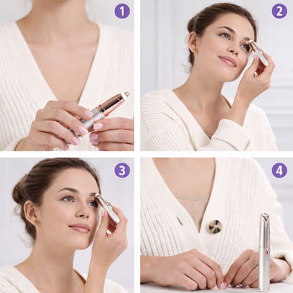 Depilador Facial de Precisión LED